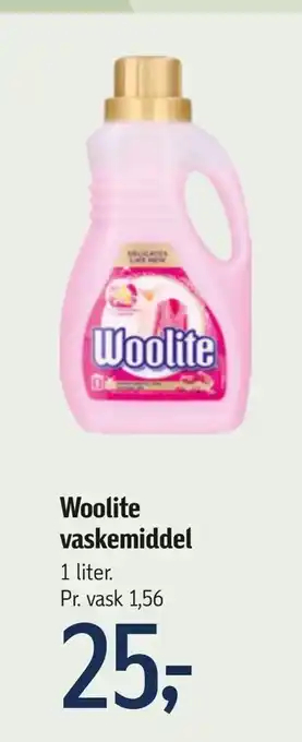 Føtex Woolite vaskemiddel tilbud
