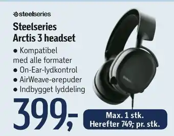 Steelseries Arctis 3 headset