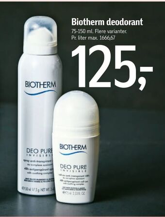 Biotherm deodorant