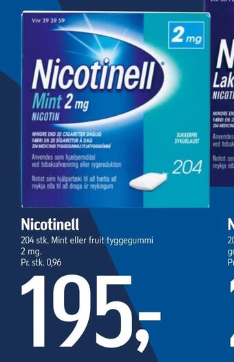 Føtex Nicotinell tilbud