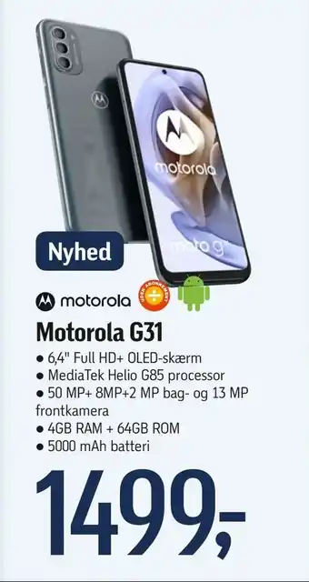 Føtex Motorola G31 tilbud