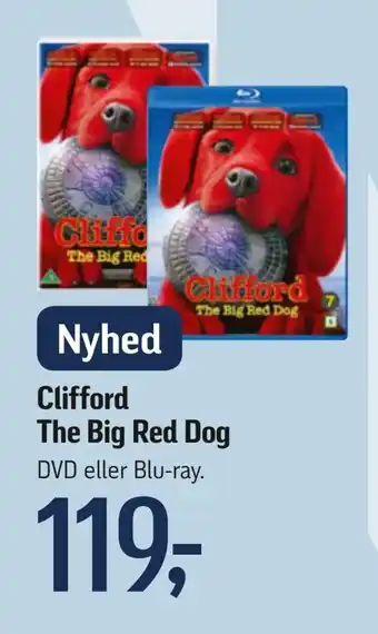 Føtex Clifford The Big Red Dog tilbud