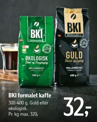 Føtex BKI formalet kaffe tilbud