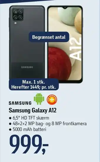 Føtex Samsung Galaxy A12 tilbud