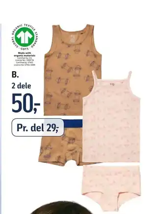 Føtex B. Undertøj tilbud