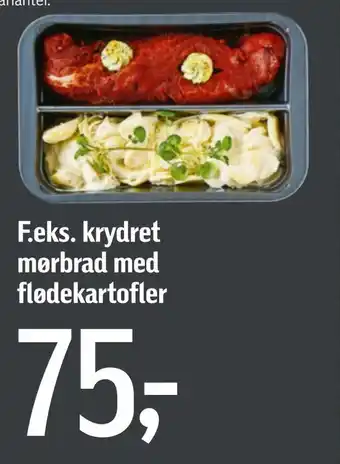 Krydret mørbrad med flødekartofler
