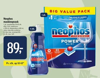 Føtex Neophos maskinopvask tilbud