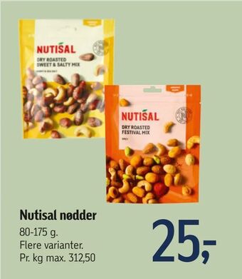 Føtex Nutisal nødder tilbud