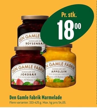 Min Købmand Den Gamle Fabrik Marmelade tilbud