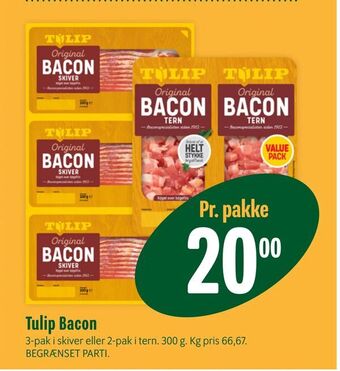 Min Købmand Tulip Bacon tilbud