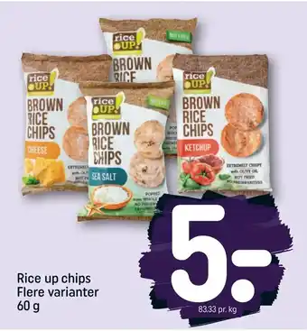 REMA 1000 Rice up chips tilbud