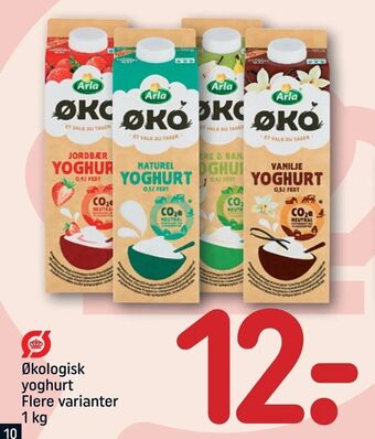REMA 1000 Økologisk yoghurt tilbud