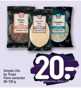 REMA 1000 Simple Life by Trope tilbud