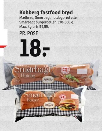 SPAR Kohberg fastfood brød tilbud