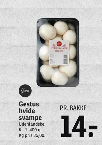 SPAR Gestus hvide svampe tilbud