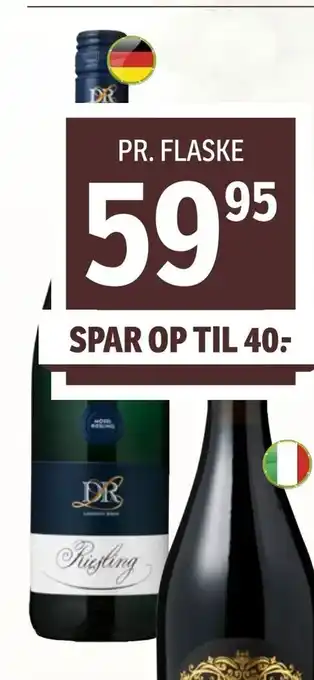SPAR Dr. Loosen Dr. L Mosel Riesling tilbud