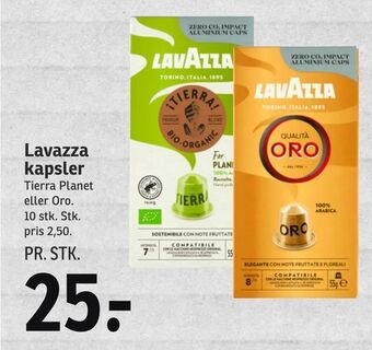 SPAR Lavazza kapsler tilbud