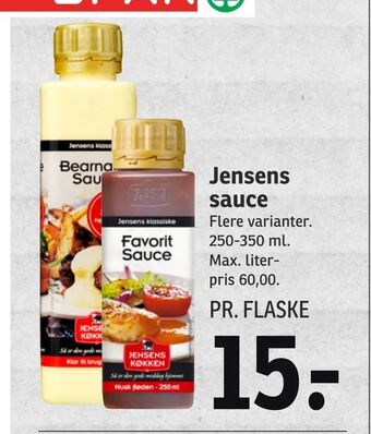 SPAR Jensens sauce tilbud