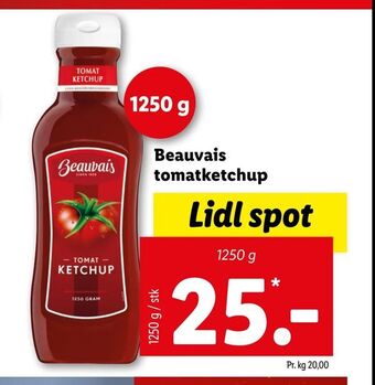 Let-Køb Beauvais tomatketchup tilbud