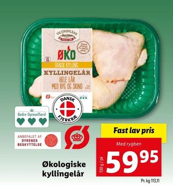 Økologiske kyllingelår