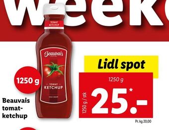 Let-Køb Beauvais tomat ketchup tilbud