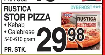 ABC Lavpris Stor pizza tilbud