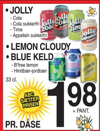 Jolly • lemon cloudy • blue keld