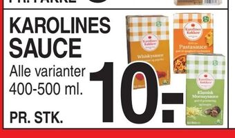 ABC Lavpris Karolines sauce tilbud