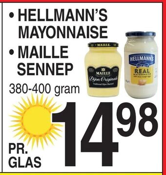 ABC Lavpris Hellmann's mayonnaise • maille sennep tilbud