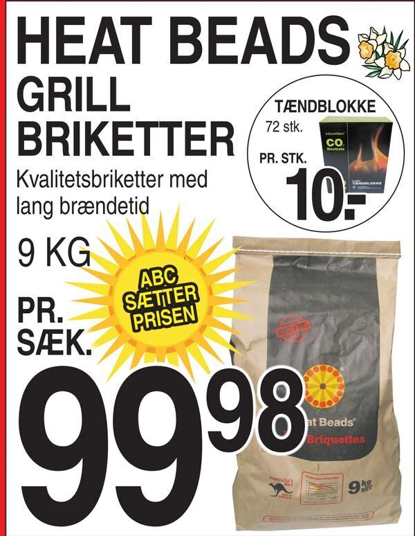 Heat beads tilbud hos ABC Lavpris