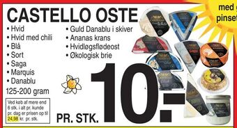 ABC Lavpris Castello oste tilbud