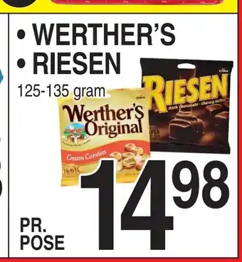 ABC Lavpris riesen • werther's tilbud