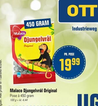 Otto Duborg Malaco Djungelvrål Original tilbud