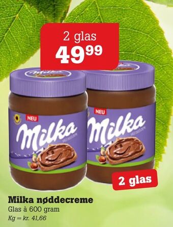 Milka nøddecreme