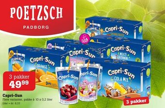 Poetzsch Padborg Capri-Sun tilbud