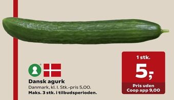 Dagli'Brugsen Dansk agurk tilbud