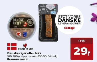 Kvickly Danske rejer eller laks tilbud