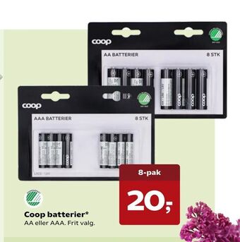 Kvickly Coop batterier tilbud