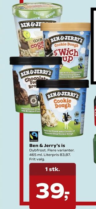 Kvickly Ben & Jerry's is tilbud