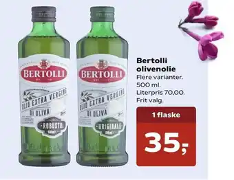 Kvickly Bertolli olivenolie tilbud