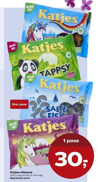 Kvickly Katjes slikpose tilbud