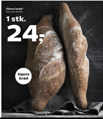 Kvickly Filone brød tilbud