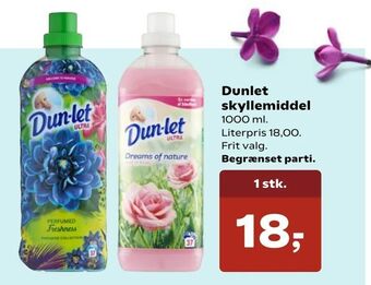 Dunlet skyllemiddel
