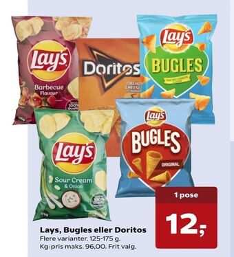 Kvickly Lays, Bugles eller Doritos tilbud