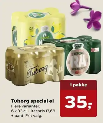 Kvickly Tuborg special øl tilbud