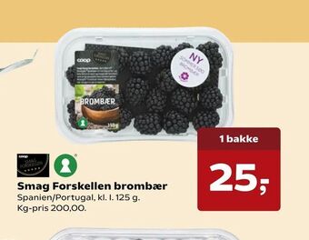 Smag Forskellen brombær