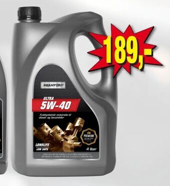 Harald Nyborg Motorolie ULTRA 5W-40 tilbud