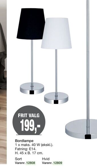 Harald Nyborg Bordlampe tilbud