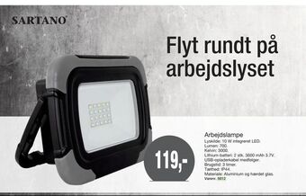 Harald Nyborg Arbejdslampe tilbud