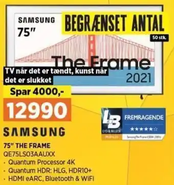 Power Samsung 75" The Frame QE75LS03AAUXX tilbud